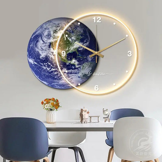 Elegant LED Wall Clock