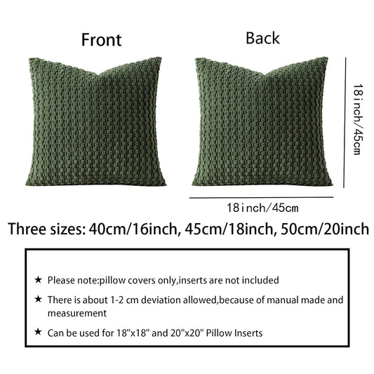 Boho Chic Striped Pillow Cover