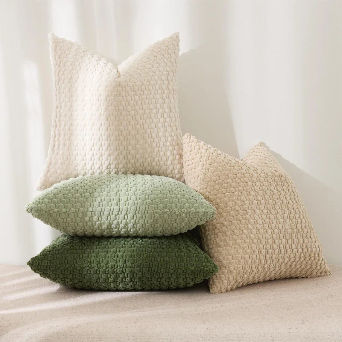 Boho Chic Striped Pillow Cover