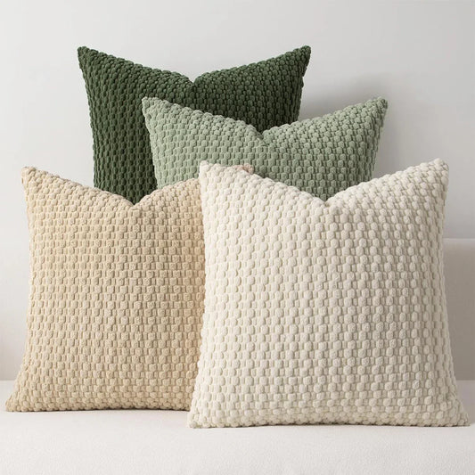 Boho Chic Striped Pillow Cover