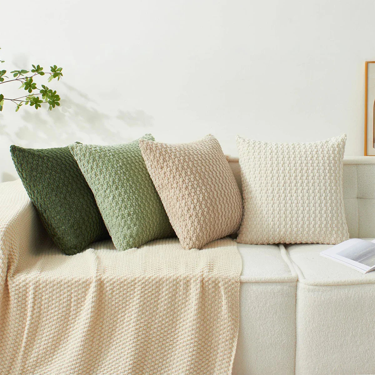 Boho Chic Striped Pillow Cover