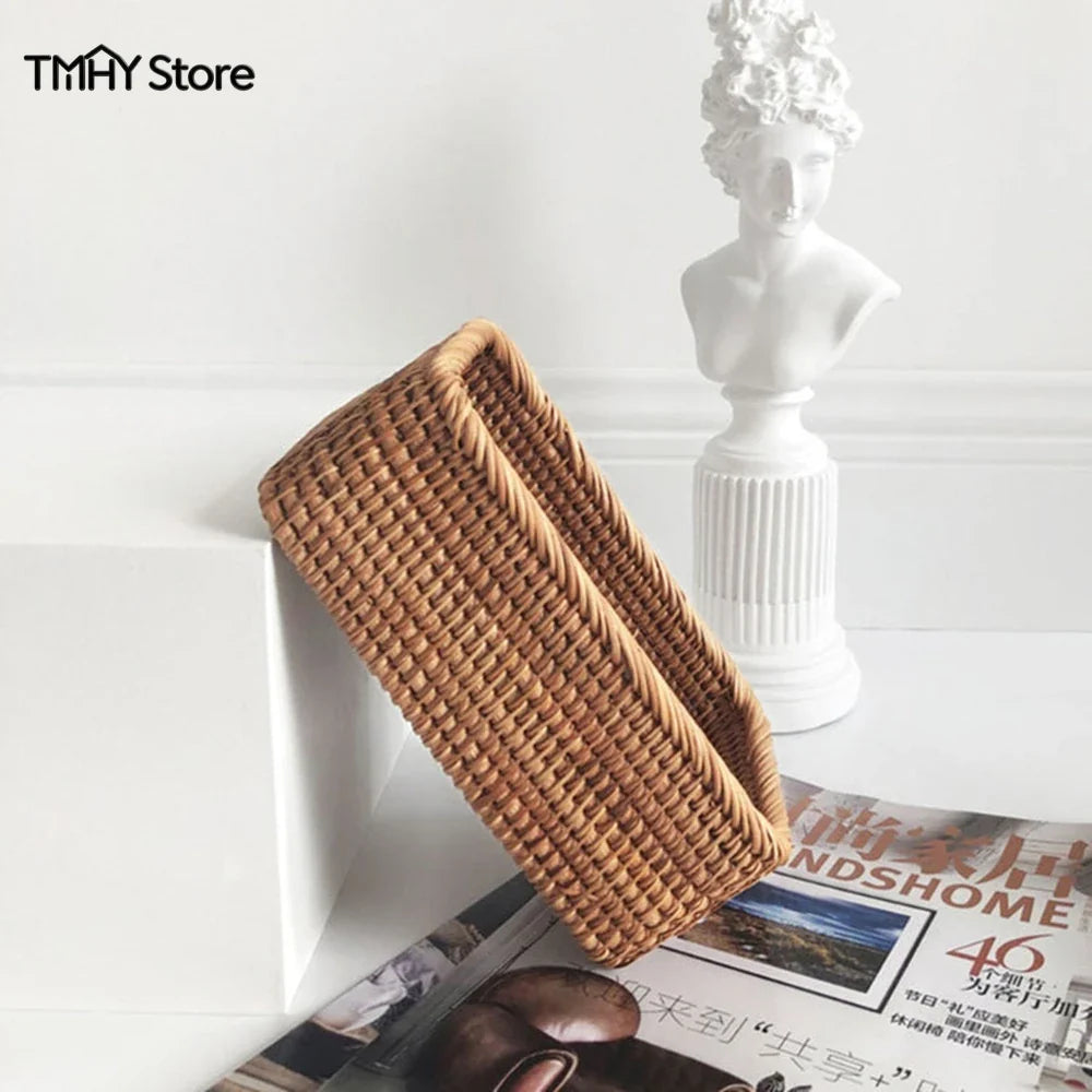 Chic Woven Basket Organizer