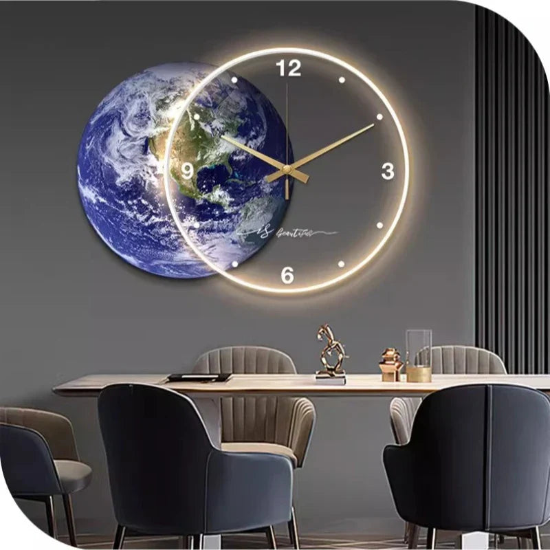 Elegant LED Wall Clock