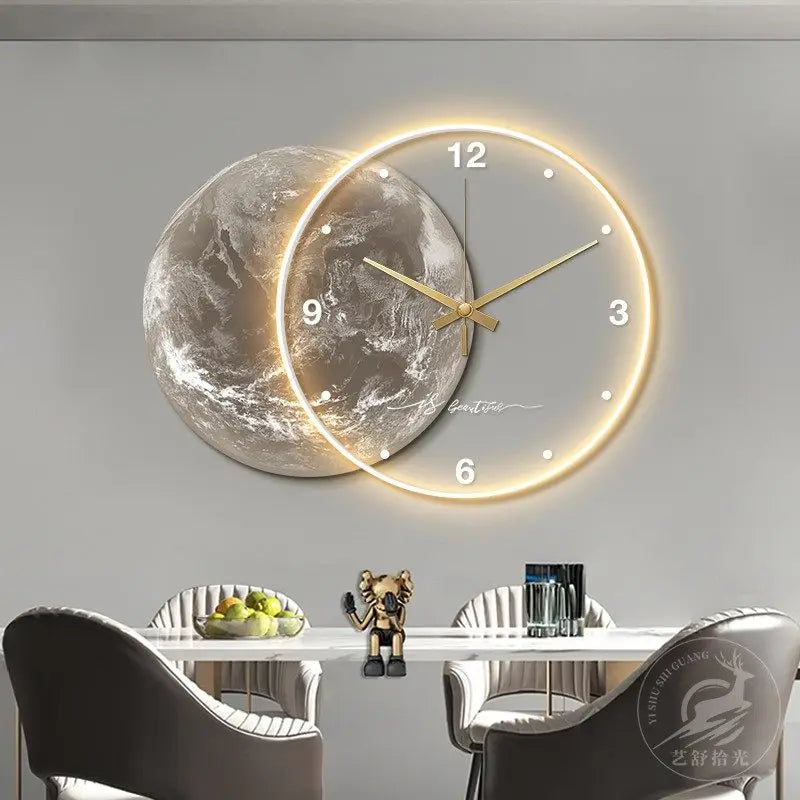 Elegant LED Wall Clock